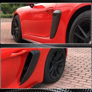 Achterspatbordverbreders (2016-2019, carbon) Porsche Boxster/Cayman 982 (718) 2016– foto 4