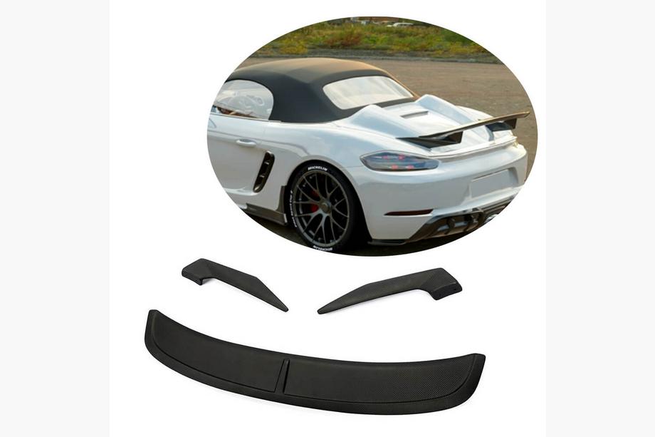 Porsche Boxster/Cayman 982 (718) 2016– Spoiler V3 (voor Boxster, carbon) Image