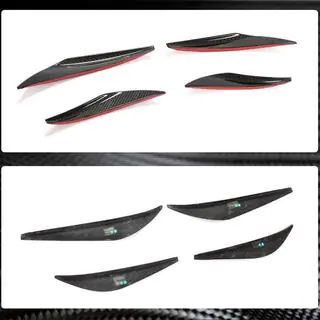 Carbon frontbumper splitters V1 (voor GT3 (RS) 2017-2019) foto 3