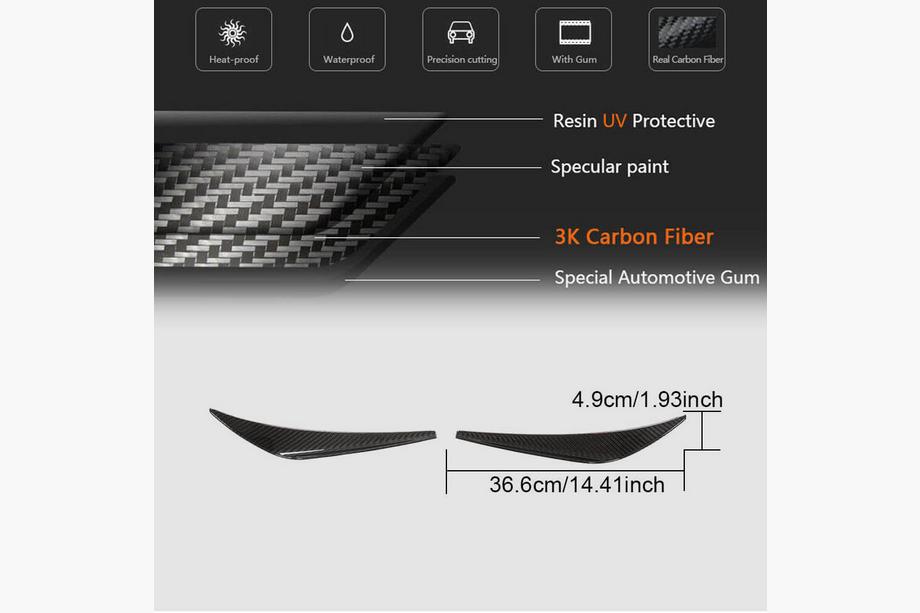 Porsche 911 (991) 2011–2019 Carbon frontbumper splitters V1 (voor GT3 (RS) 2017-2019) Foto 4