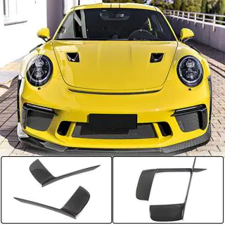 Voorbumper inserts V2 (voor GT3 (RS) 2017-2019, carbon) foto 1