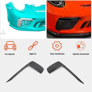Voorbumper inserts V2 (voor GT3 (RS) 2017-2019, carbon) foto 2