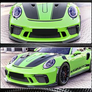 Voorbumper inserts V2 (voor GT3 (RS) 2017-2019, carbon) foto 4