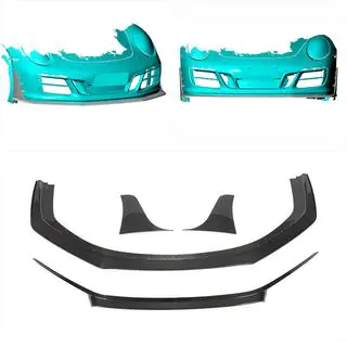 Frontbumper lip spoiler (voor Carrera 4 GTS 2017-2018, carbon) foto 2