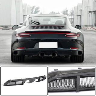 Achterbumper diffuser (voor Carrera 4 GTS 2017-2018, carbon) foto 1