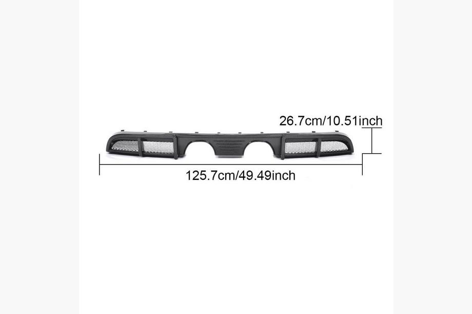 Porsche 911 (991) 2011–2019 Achterbumper diffuser (voor Carrera 4 GTS 2017-2018, carbon) Foto 6