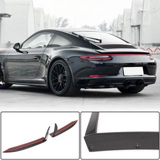 Carbon achterbumper sierlijsten (voor Carrera 4 GTS 2017-2018) foto 1