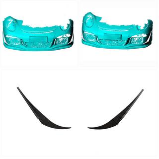 Voorbumper inserts V1 (voor GT3 (RS) 2014-2015, carbon) foto 2