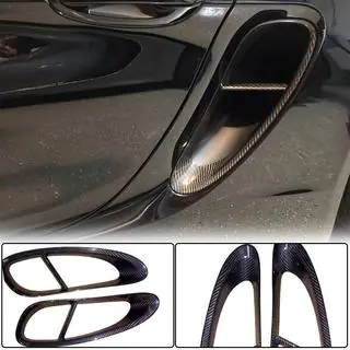 Carbon achterspatbord covers (voor Boxster) Porsche Boxster/Cayman 981 2013–2016 foto 1