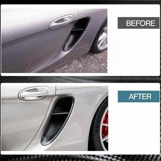 Carbon achterspatbord covers (voor Boxster) foto 3