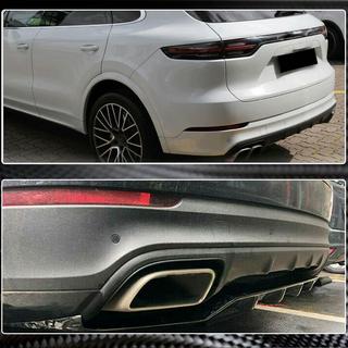 Achterbumper diffuser (2018-2023, Carbon) foto 4