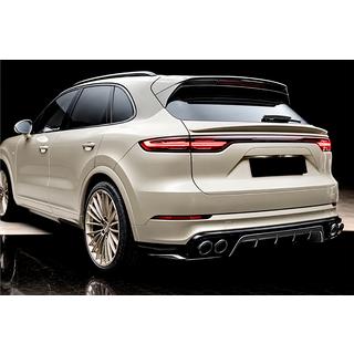 Achterbumper diffuser (2018-2023, Carbon) Porsche Cayenne 2018– foto 1