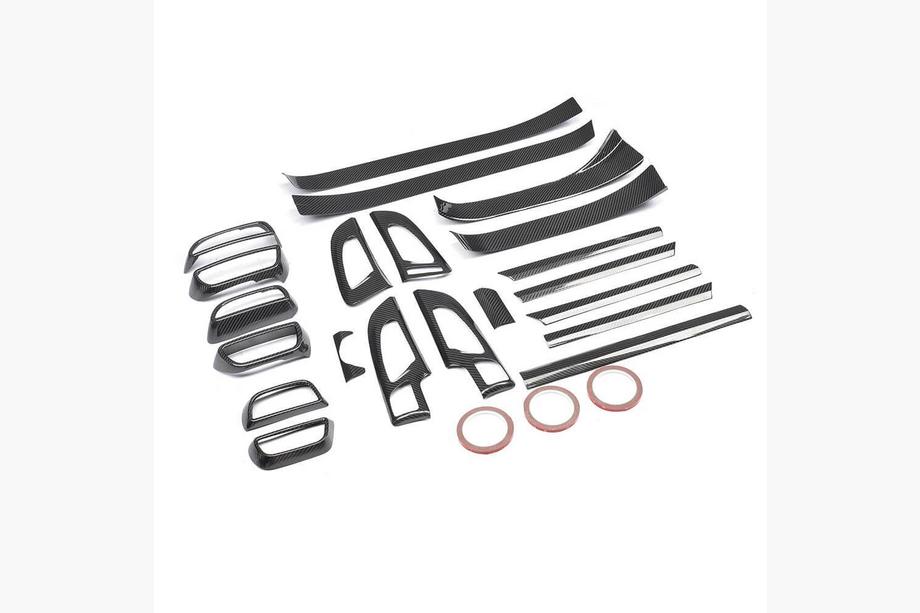 Porsche Cayenne 2010–2017 Set carbon interieur inserts (2015-2018) Foto 2