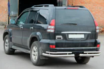 Toyota Land Cruiser Prado 120 2002–2009 Achterste dubbele hoekstukken AK003-1 (2 st., RVS) foto 1