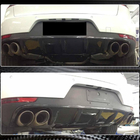 Porsche Macan 2014–2024 Achterbumper diffuser V1 (2014-2021, Carbon) foto 4