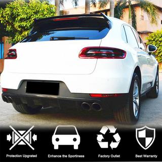 Achterbumper diffuser V1 (2014-2021, Carbon) foto 2