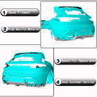 Porsche Macan 2014–2024 Achterbumper diffuser V2 (2021+, carbon) foto 3