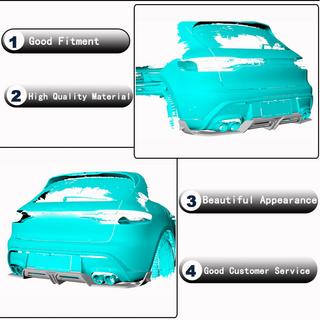 Achterbumper diffuser V2 (2021+, carbon) foto 3