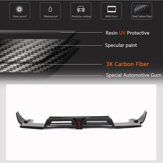 Achterbumper diffuser V2 (2021+, carbon) foto 4