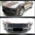Porsche Macan 2014–2024 Voorbumper lip Lip V2 (2014-2018, Carbon) foto 3