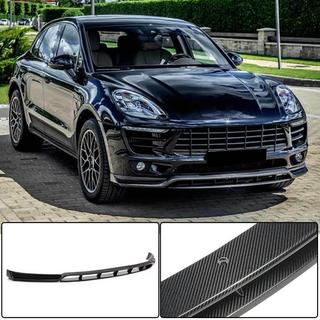 Voorbumper lip Lip V2 (2014-2018, Carbon) Porsche Macan 2014–2024 foto 1