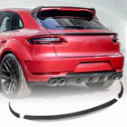 Porsche Macan 2014–2024 Onderlip spoiler (2014-2018, carbon) foto 1