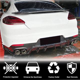Achterbumper diffuser (2013-2016, carbon) foto 2