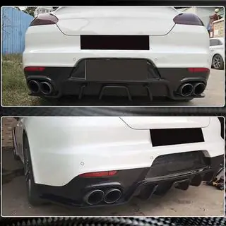 Achterbumper diffuser (2013-2016, carbon) foto 3