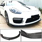 Porsche Panamera 2009–2016 Frontbumper lip Lip V2 (voor Turbo/Turbo S/GTS) foto 1