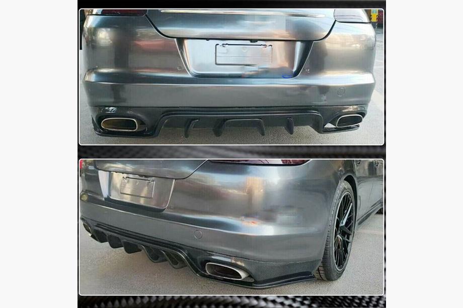 Porsche Panamera 2009–2016 Achterbumper diffuser (2009-2013, carbon) Foto 3