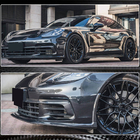 Porsche Panamera 2016–2023 Frontbumper lip Lip (2016-2020, carbon) foto 5
