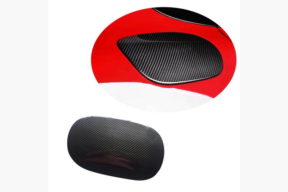 Porsche Panamera 2016–2023 Tankklep cover (2016-2020, Carbon) Foto 1
