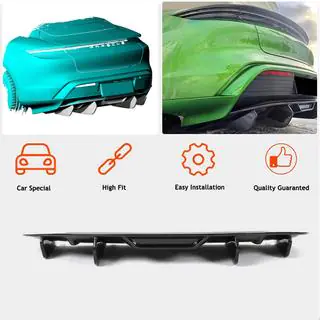 Achterbumper diffuser (voor 2019-2024 Base SD, carbon) foto 2