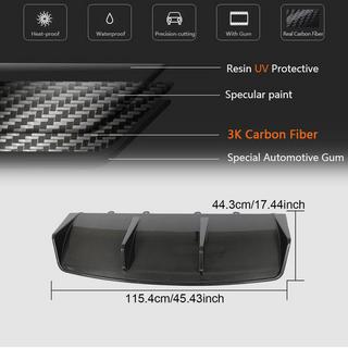 Achterbumper diffuser (voor 2019-2024 Turbo S SD, carbon) foto 4