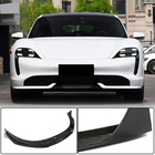 Porsche Taycan 2019– Front bumper lip (voor 2019-2024 Turbo S, carbon) foto 1