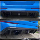 Ford Focus III 2011–2017 Achterbumper diffuser (voor RS 2015-2017, Carbon) foto 3