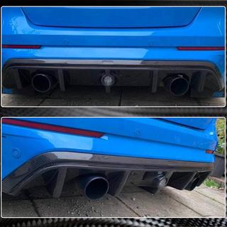 Achterbumper diffuser (voor RS 2015-2017, Carbon) Ford Focus III 2011–2017 foto 3