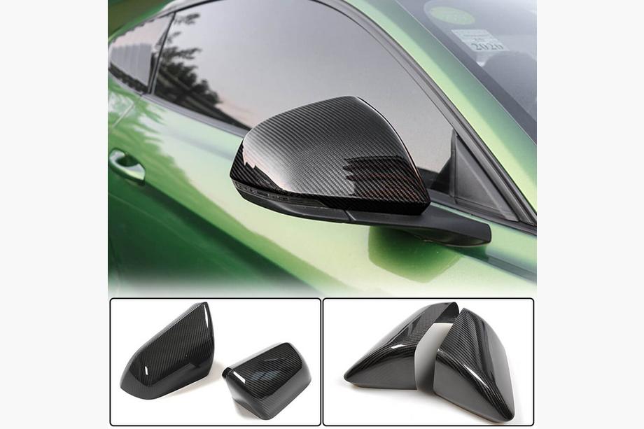 Ford Mustang 2015–2023 Spiegelkappen V2 (voor USA, carbon) Image