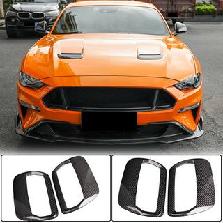 Motorkap sierlijsten (2018-2023, carbon) Ford Mustang 2015–2023 foto 1
