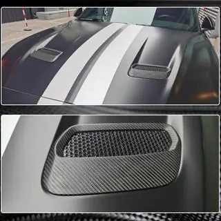 Motorkap sierlijsten (2018-2023, carbon) Ford Mustang 2015–2023 foto 4