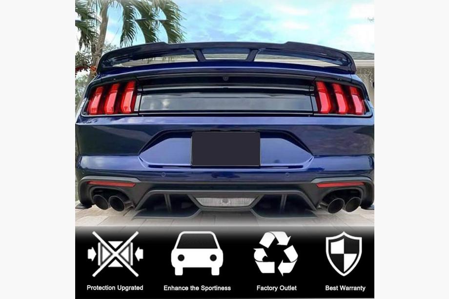 Ford Mustang 2015–2023 Spoiler V2 (Carbon) Foto 2