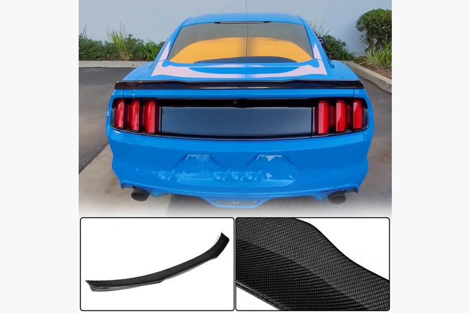 Ford Mustang 2015–2023 Spoiler V4 (Carbon) Foto 1