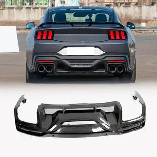 Achterbumper diffuser (carbon)