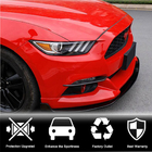 Ford Mustang 2015–2023 Mistlamp afdekkappen V1 (2015-2017, Carbon) foto 2