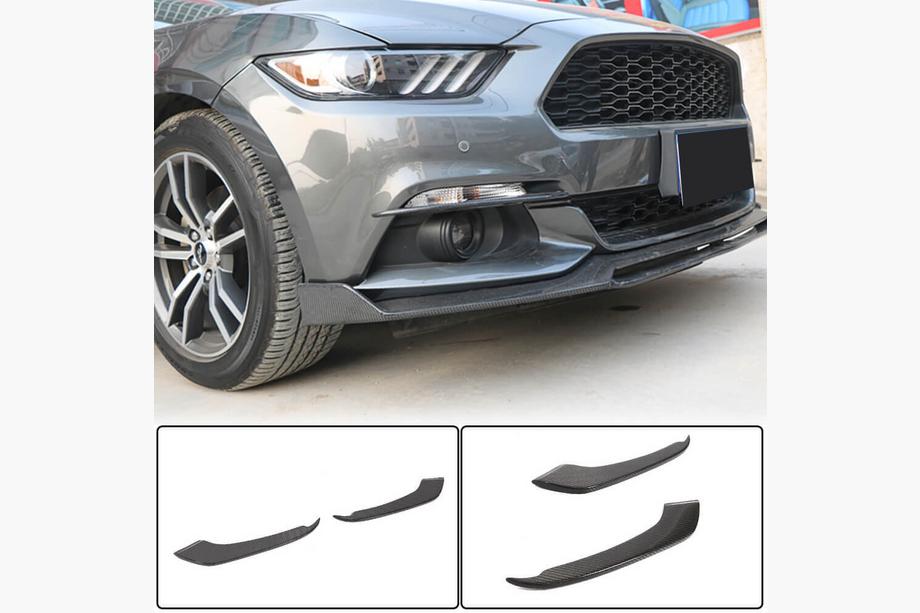Ford Mustang 2015–2023 Mistlamp afdekkappen V1 (2015-2017, Carbon) Image