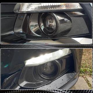 Mistlamp covers V2 (2015-2017, Carbon) Ford Mustang 2015–2023 foto 4