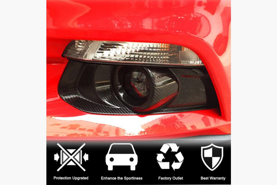 Ford Mustang 2015–2023 Mistlamp covers V2 (2015-2017, Carbon) Foto 2