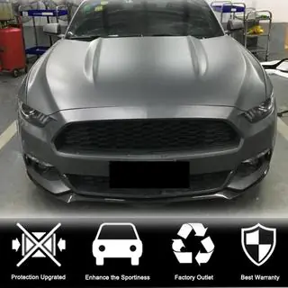 Voorbumper lipspoiler Lip (2015-2017, carbon) Ford Mustang 2015–2023 foto 3