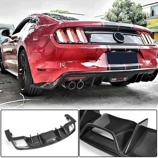 Achterbumper diffuser V1 (2015-2017, Carbon) Ford Mustang 2015–2023 foto 1