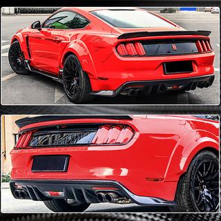 Achterbumper diffuser V1 (2015-2017, Carbon) Ford Mustang 2015–2023 foto 4